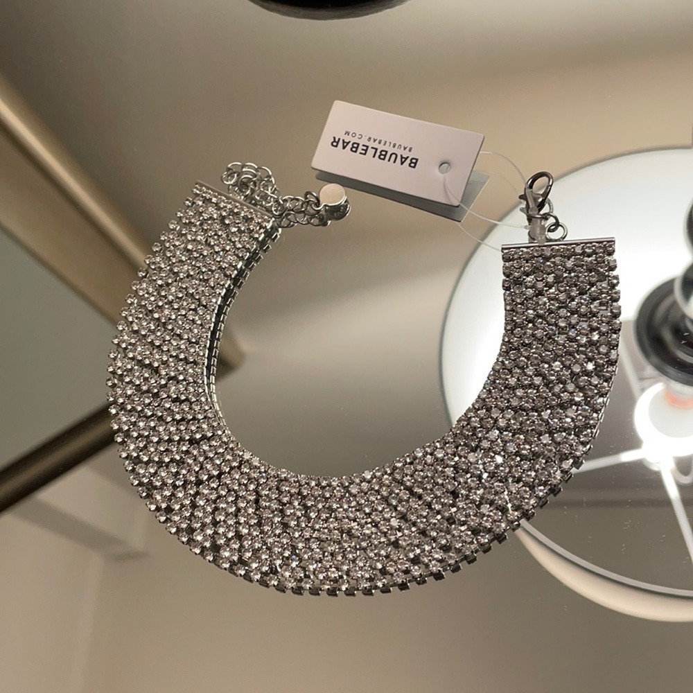 Baublebar crystal choker necklace